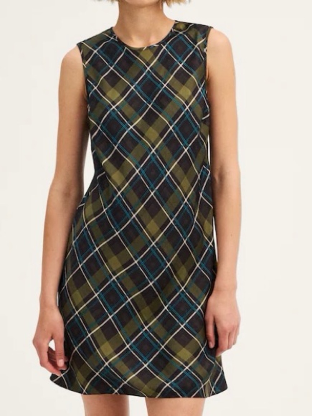 NWT Madewell The Elena Mini Dress in Olive